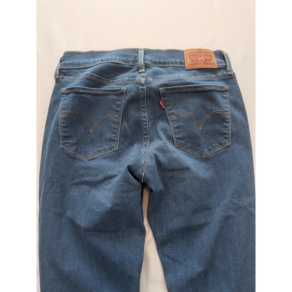 Levi's 710 Super Skinny Jeans Women's 28 Medium Wash Distressed Raw Hem - Picture 12 of 14